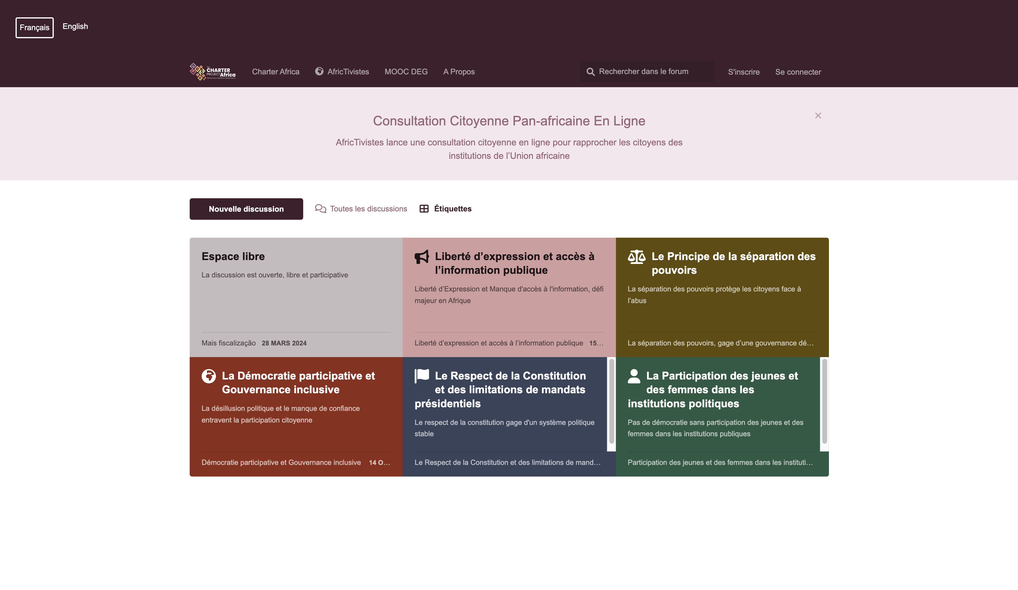 Logo Consultation Citoyenne Panafricaine